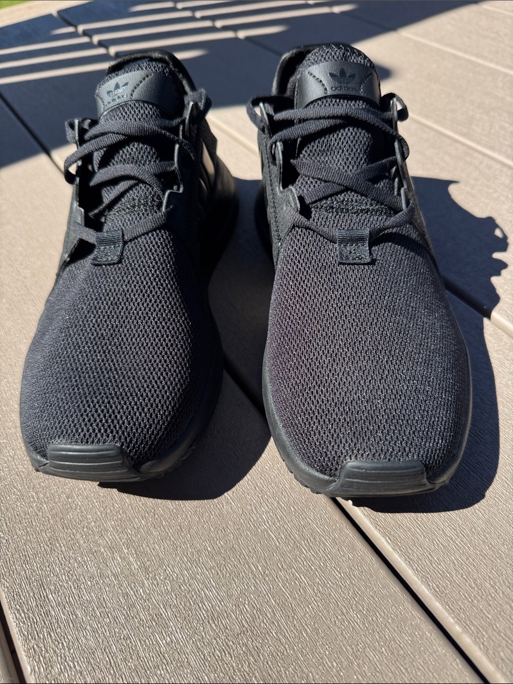 adidas Men's Black Knit Athletic Sneakers
